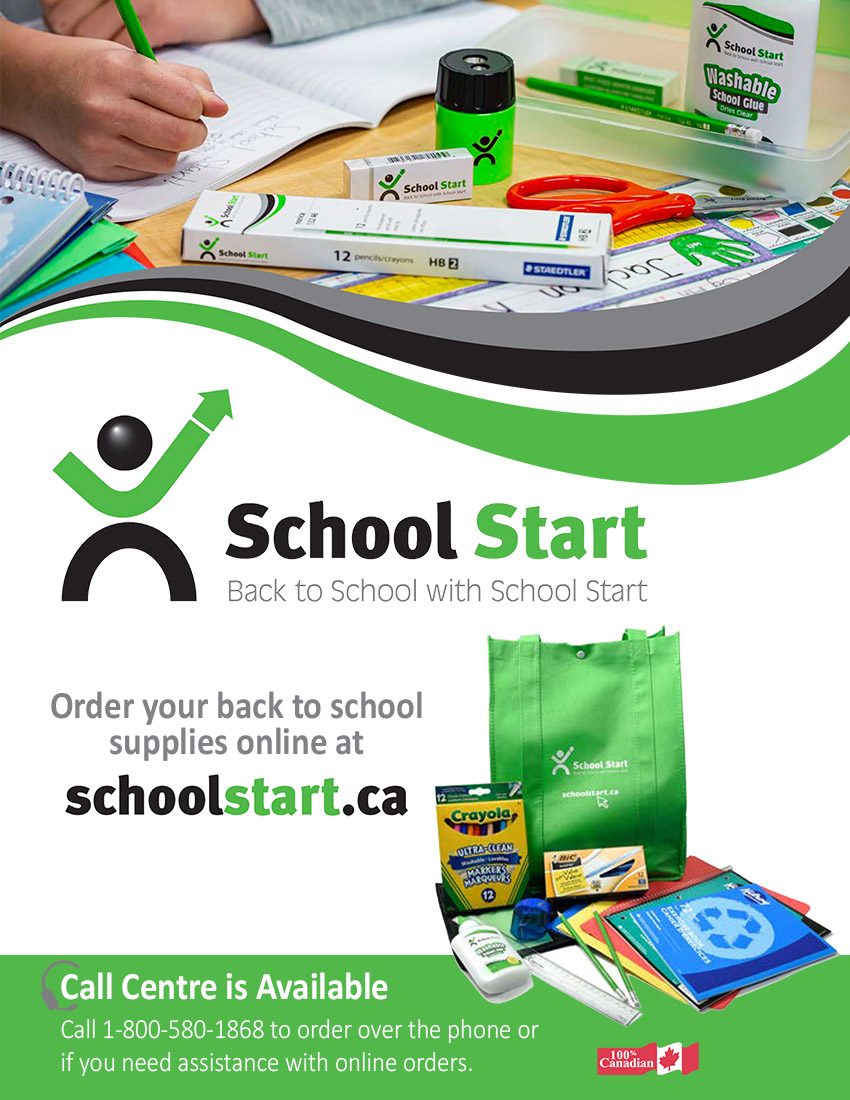 School Start Supply Kit Poster